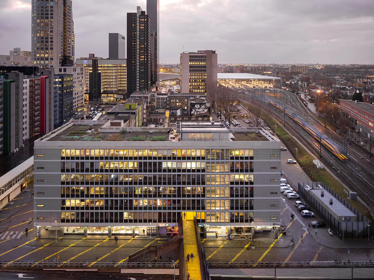 Schieblock building in Amsterdam used for pop up events